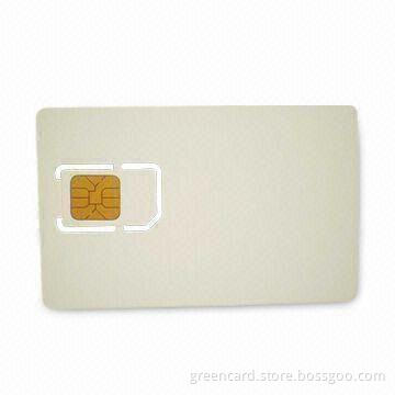 Security Smart Cards, Made of PVC, PET Materials, Matte/Gloss Finish Surface